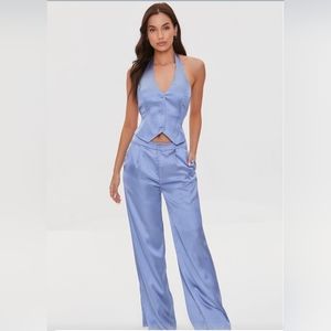Blue Vest & Pants Set
